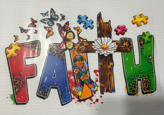 Faith Autism - DTF Heat Transfer