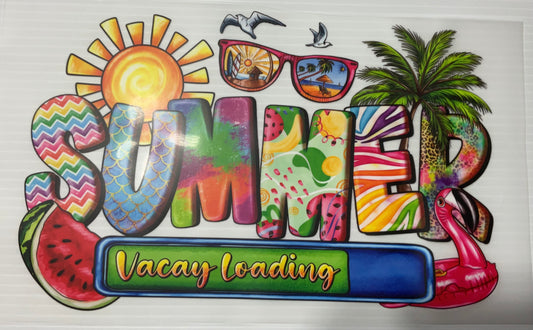 Summer Vacay Loading - DTF Heat Transfer