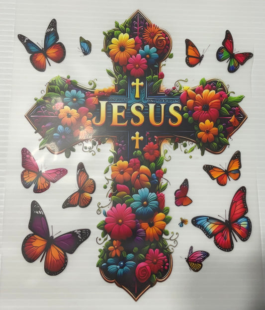 Jesus Cross - DTF Heat Transfer