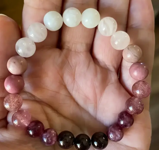 Pink Mix - Beaded Bracelet