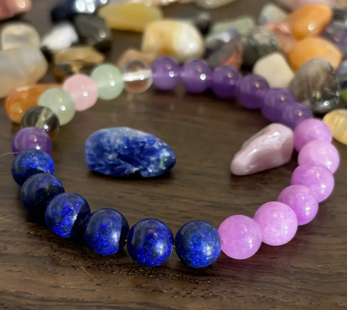 Purple Mix - Beaded Bracelet