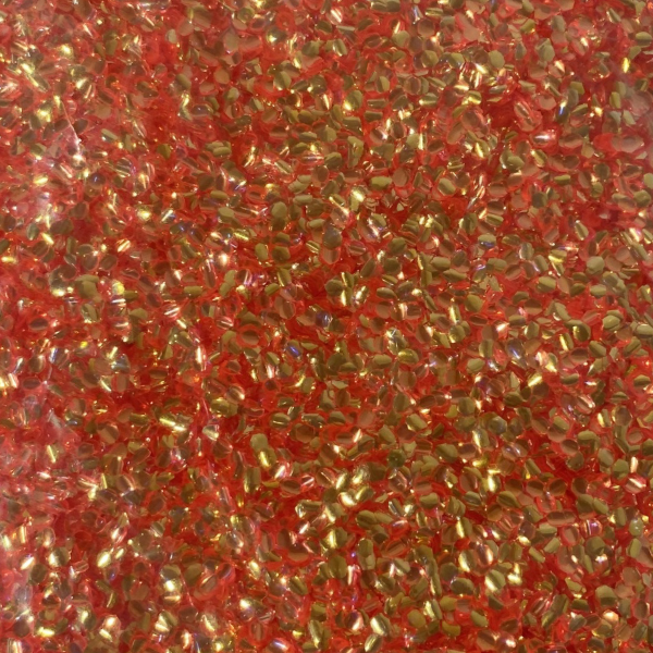 Dark Orange Bubble Glitter