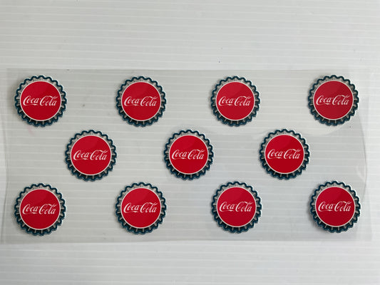 Cola Bottle Caps - UV DTF
