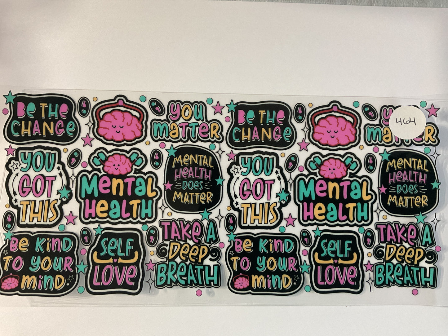 #464 - UV DTF Tumbler Wrap