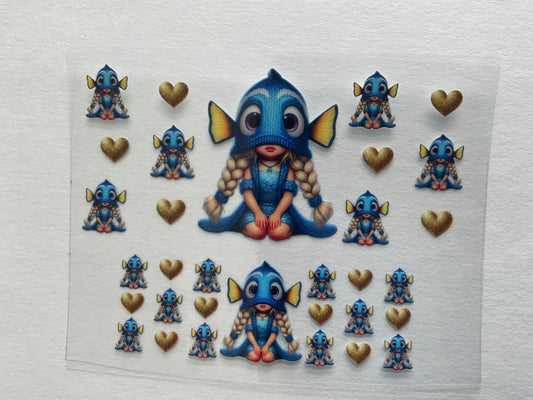 Fish Girl - UV DTF