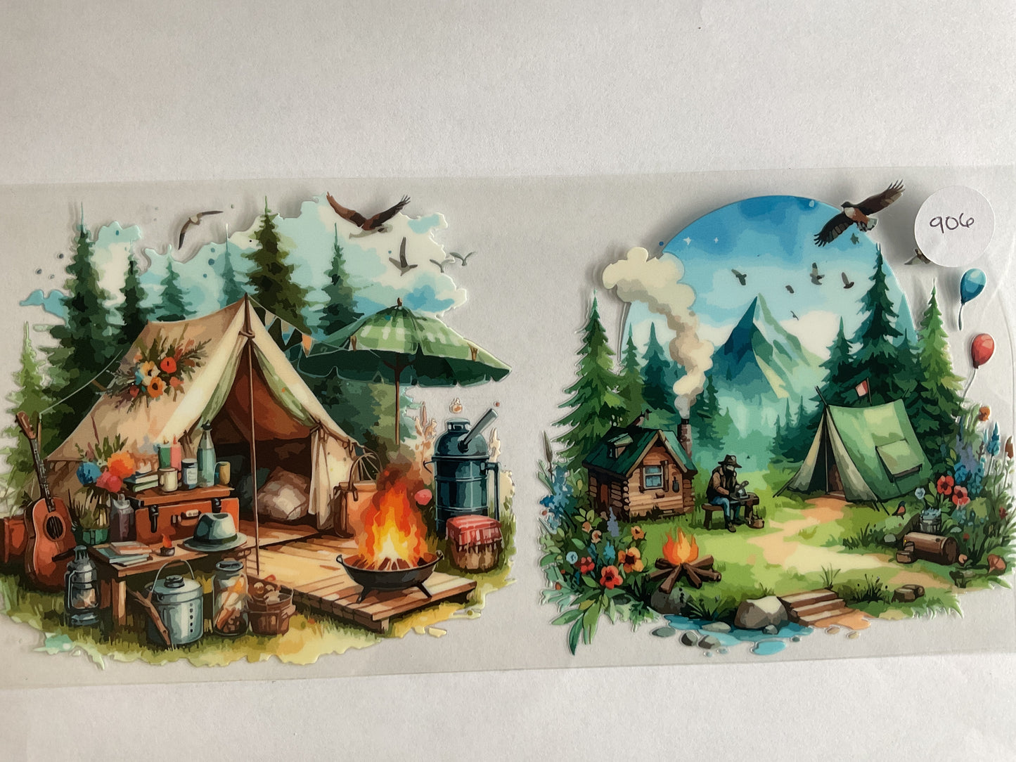 #906 - Camping - UV DTF