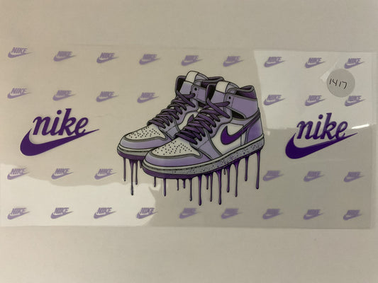 #1417 - Purple NK Shoes - UV DTF