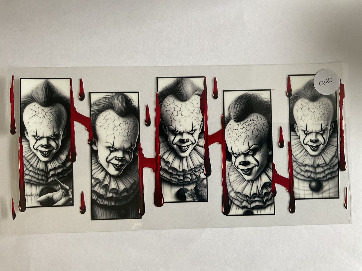 55H - Halloween Clown - UV DTF
