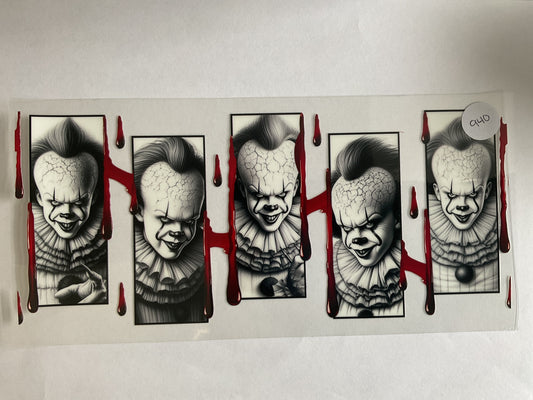 55H - Halloween Clown - UV DTF