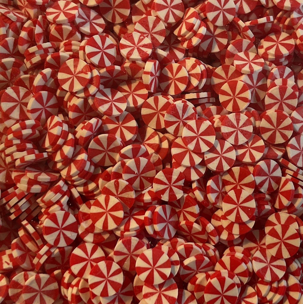 Christmas Peppermint Candy - Clay Shapes