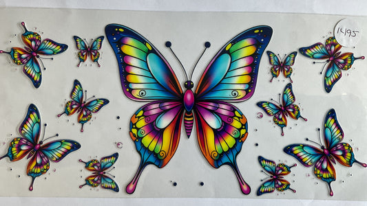 #1495 - Butterflies - UV DTF