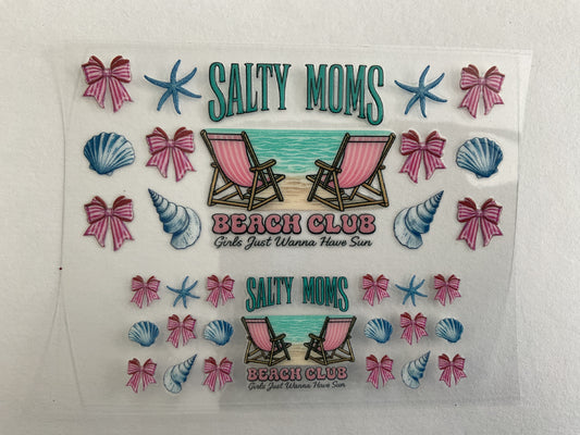 Salty Moms Beach Club - Tumbler Keychain Wrap