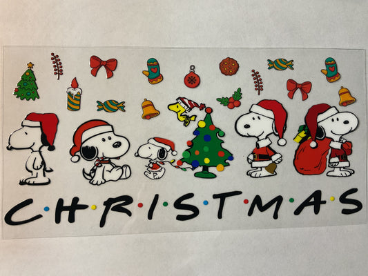 51C - Snoopy Christmas - UV DTF