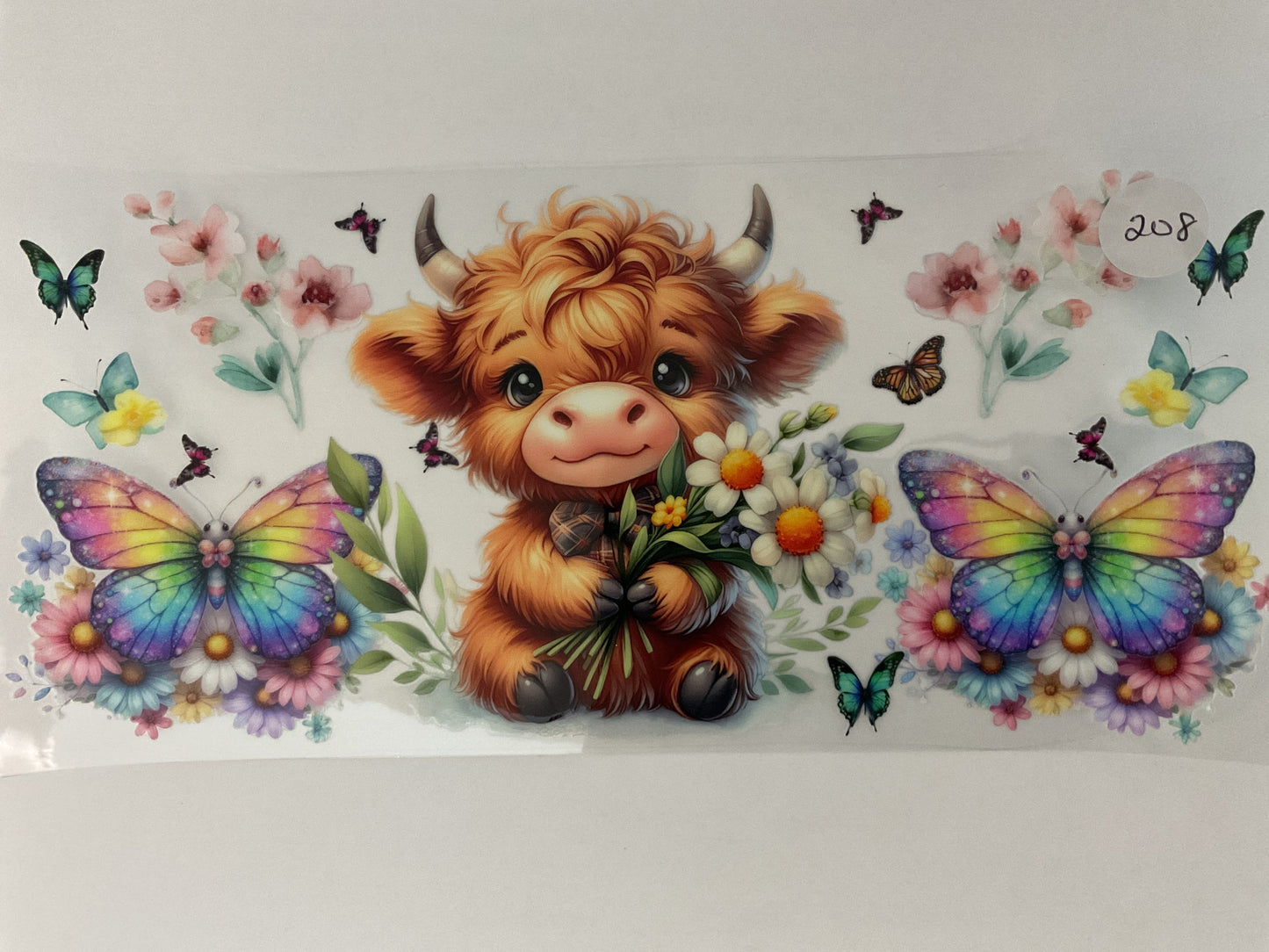 #208 - Cow - UV DTF