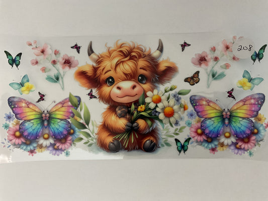 #208 - Cow - UV DTF
