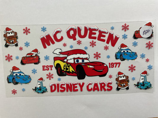 128C - Cars Christmas - Tumbler Wrap