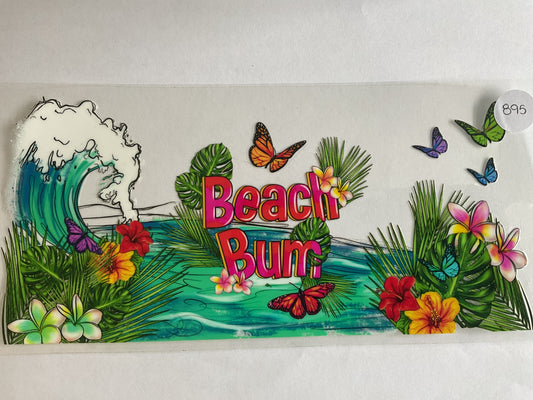 #895 - Beach Bum - UV DTF