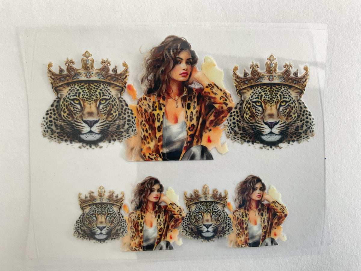 Leopard Lady - Tumbler Keychain Wrap
