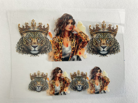 Leopard Lady - Tumbler Keychain Wrap