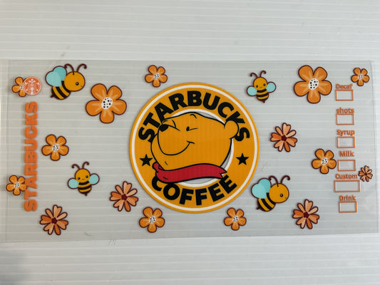 Honey Bear Buck Coffee - UV DTF