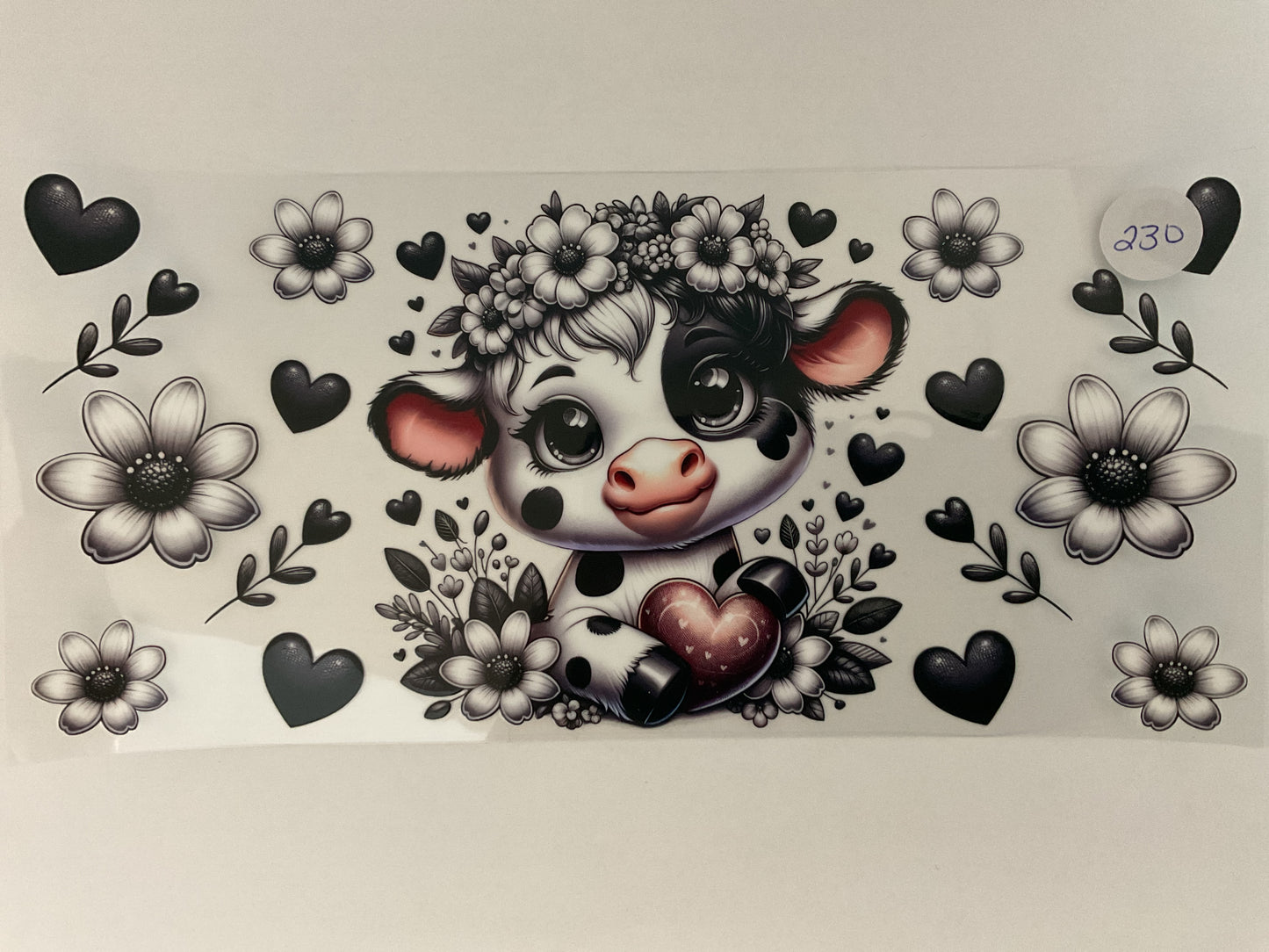 #230 - Cow - UV DTF