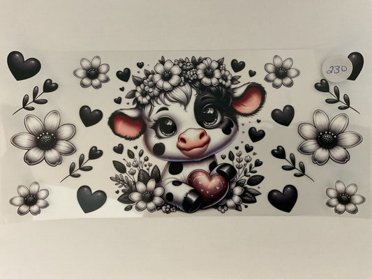 #230 - Cow - UV DTF
