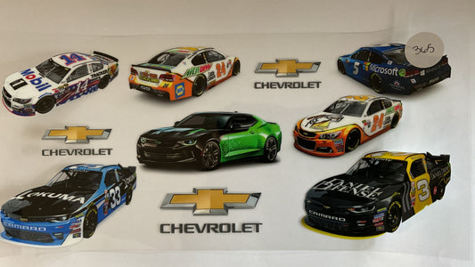 #365 - Racing Cars - UV DTF Tumbler Wraps