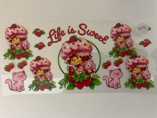 #1015 - Strawberry Girl - UV DTF