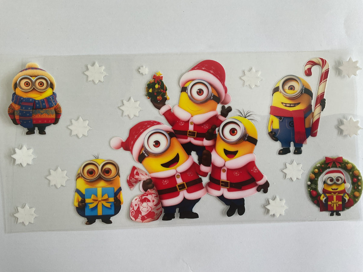 81C - Little Yellow Guys Christmas - Tumbler Wrap