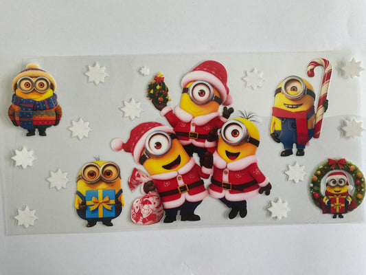 81C - Little Yellow Guys Christmas - Tumbler Wrap