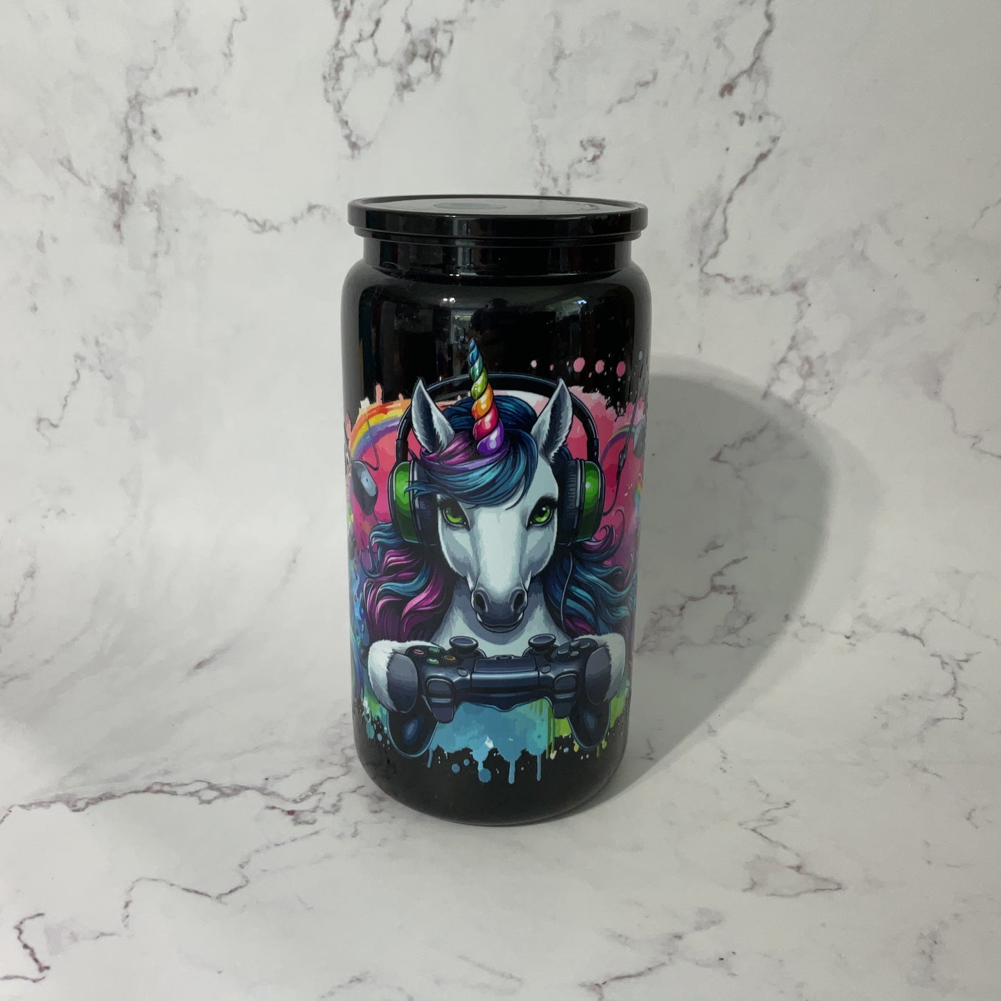 16oz Unicorn Gamer Tumbler