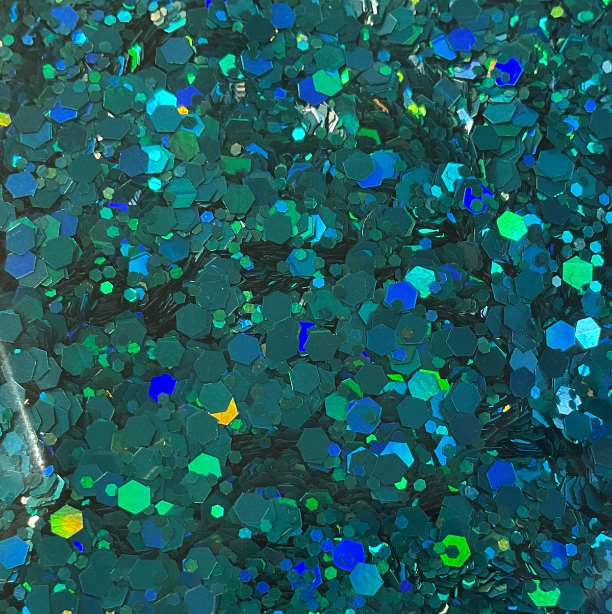 GLITTER Chunky - Teal Holographic - Resealable 50g Bag