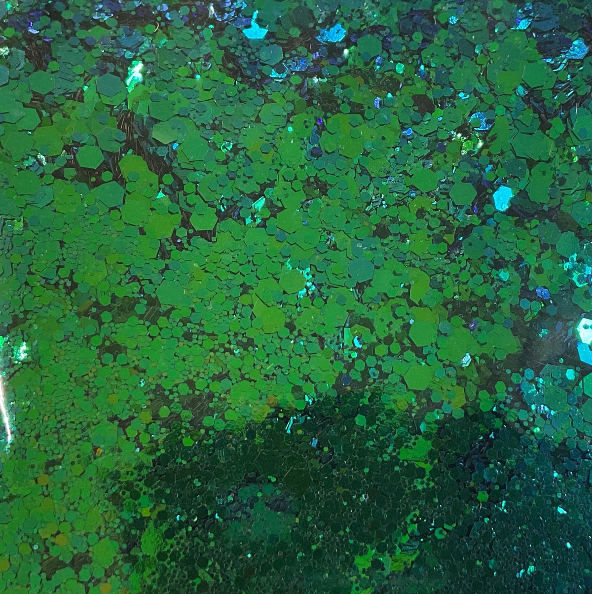 GLITTER Chunky Fine Mix - Mermaid Green Blue Shift - Resealable 50g Bag