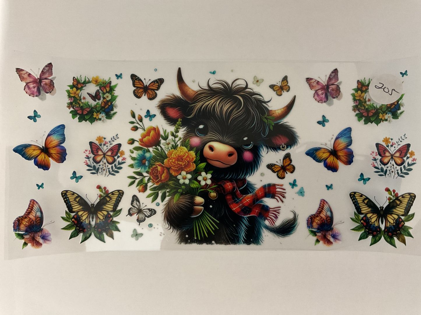#206 - Cow - UV DTF