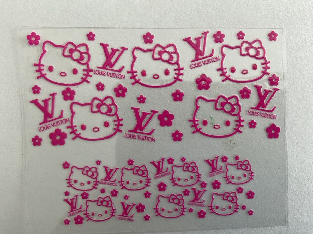 LV HK Pink - Tumbler Keychain Wrap