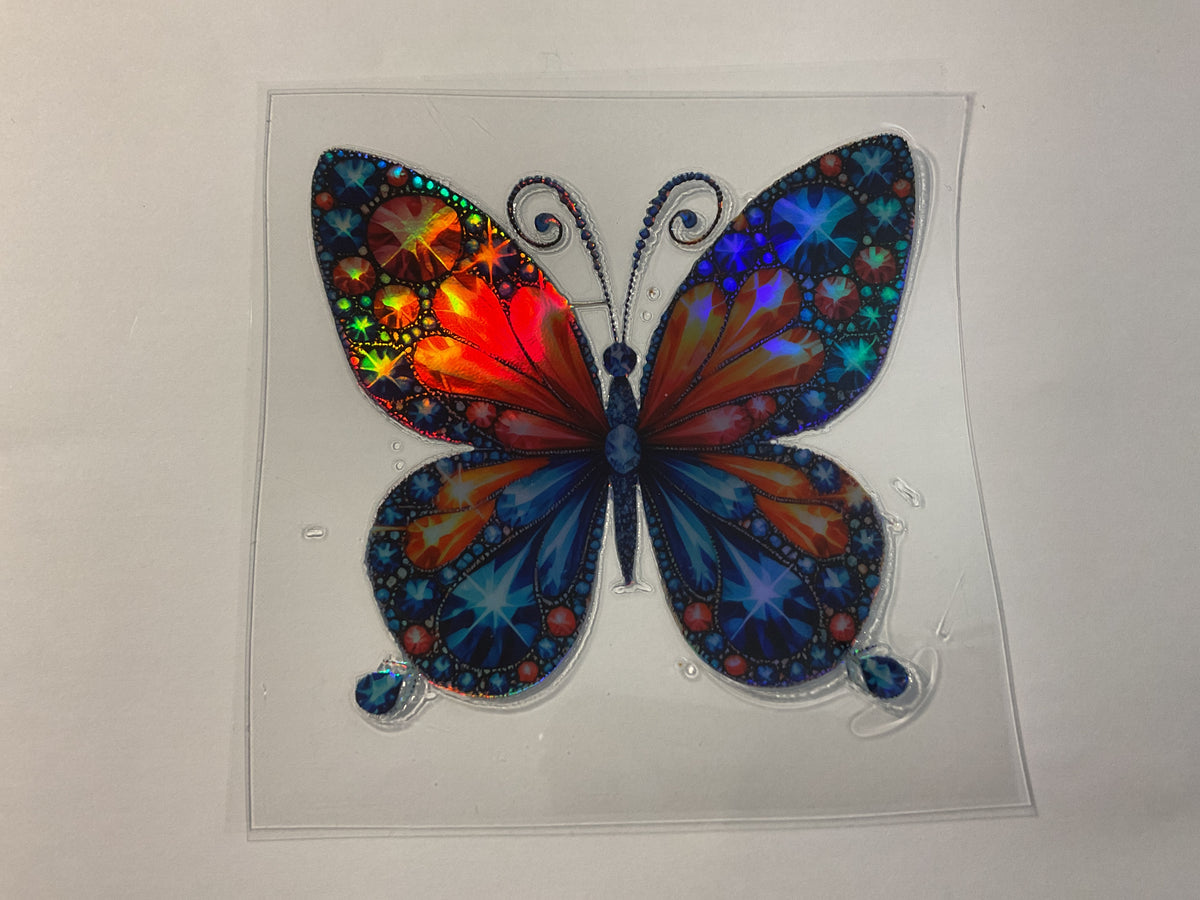 Holographic Butterfly - UV DTF