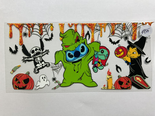 17KH - Blue Guy in Green Guy Costume - UV DTF