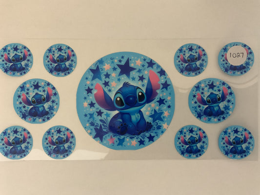 #1027 - Blue Guy - UV DTF