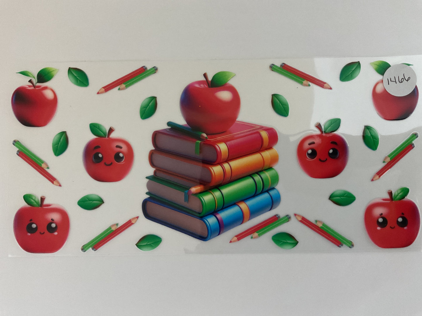 #1466 - Apples Books - UV DTF