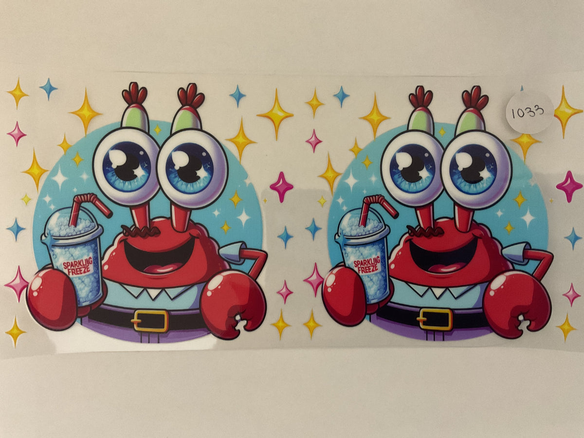 #1033 - Crabby - UV DTF