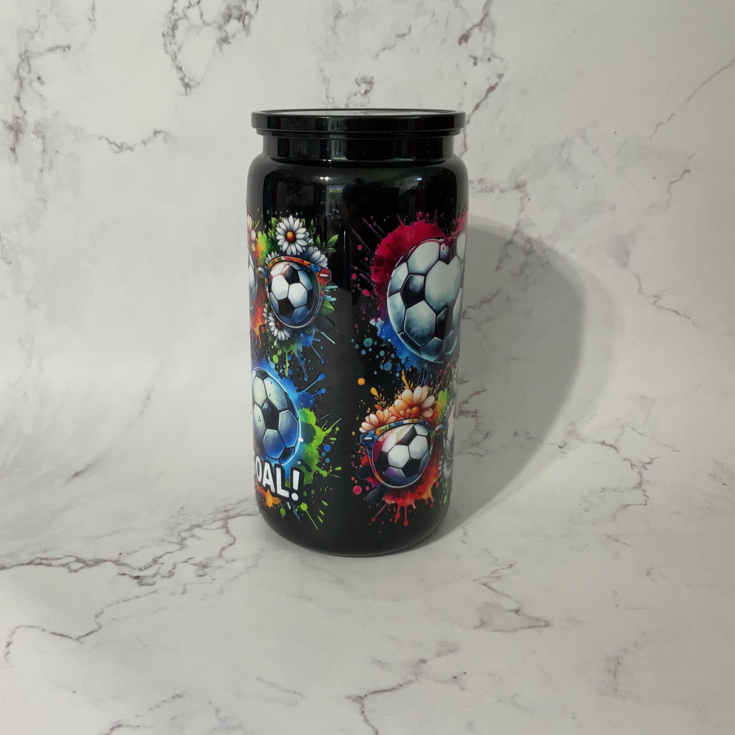16oz Soccer Tumbler