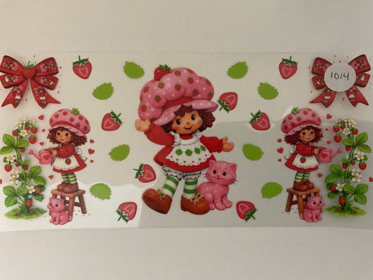 #1014 - Strawberry Girl - UV DTF