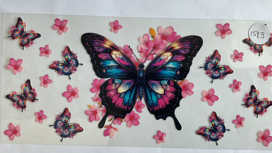 #1513 - Butterflies - UV DTF