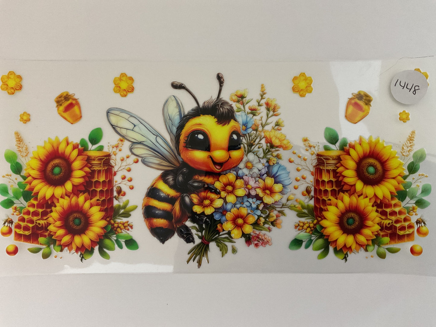 #1448 - Bees - UV DTF