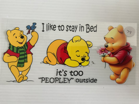#79 - I Like to Stay in Bed It’s To Peopley Outside