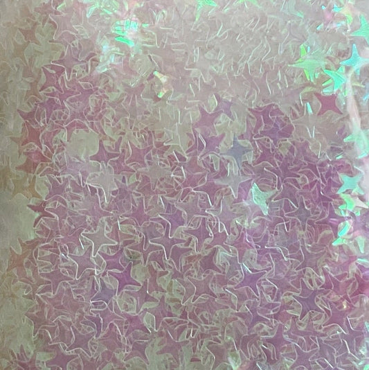 Mini Opal Shift Holographic Stars - Glitter Shapes