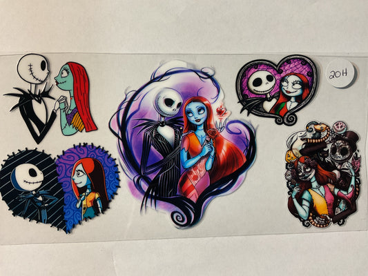20H - Jack & Sally - UV DTF
