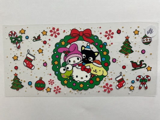133C - HK Christmas Family - Tumbler Wrap