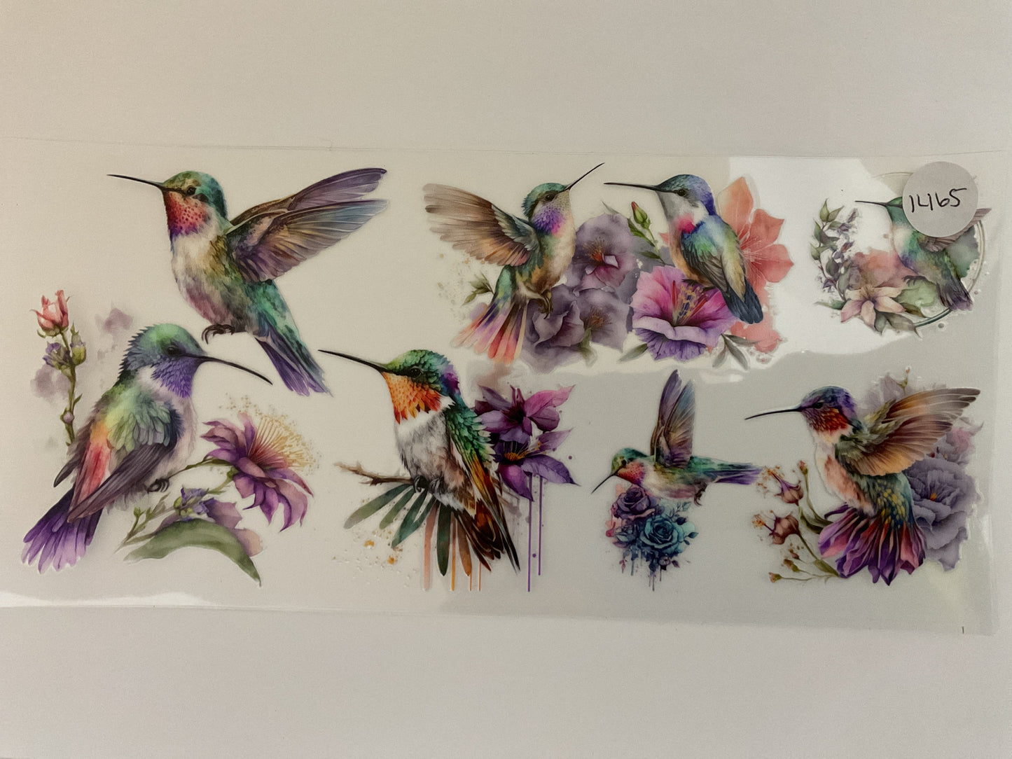 #1465 - Hummingbirds - UV DTF