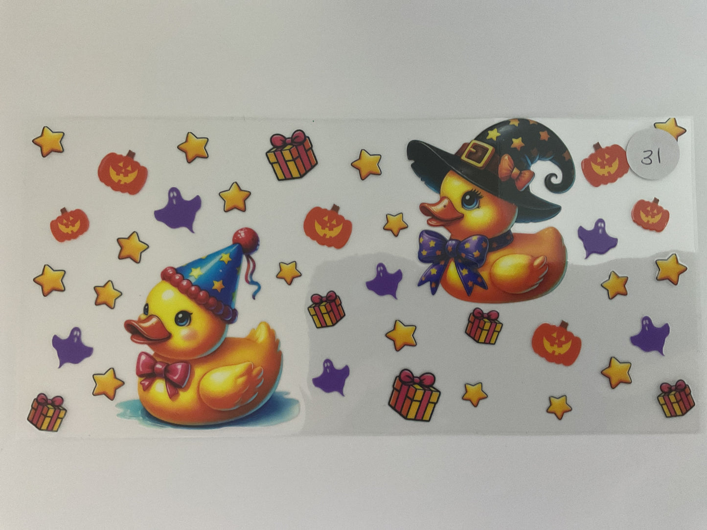 #31H - Rubber Ducky Halloween - UV DTF